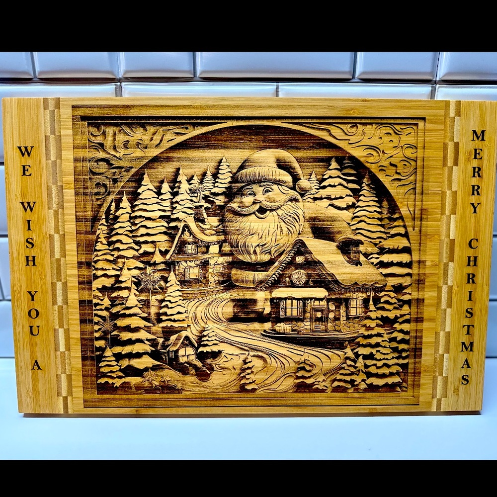 Large Christmas cutting board / Great as a gift / or for your home !!!